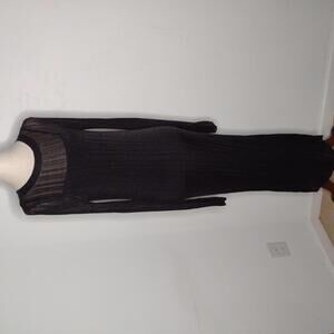 NWT Rebecca Minkoff Women's Metallic Black Dress Size Medium